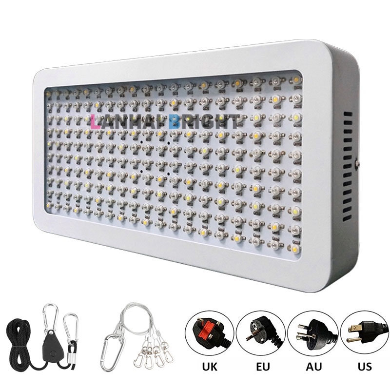 Full Spectrum Horticultural LED Grow Lights 2000W with VEG BLOOM Double Switch Duol-chip High Power Led Beads