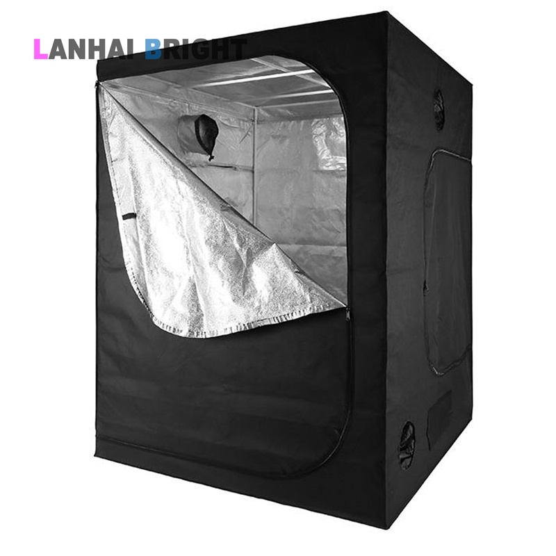 150x150 5x5ft Mushroom Grow Room 59*59*79inch Durable Strong Metal Frame Hydrophobic Tent Single Double Door 600d Mylar Grow Tent Tienda