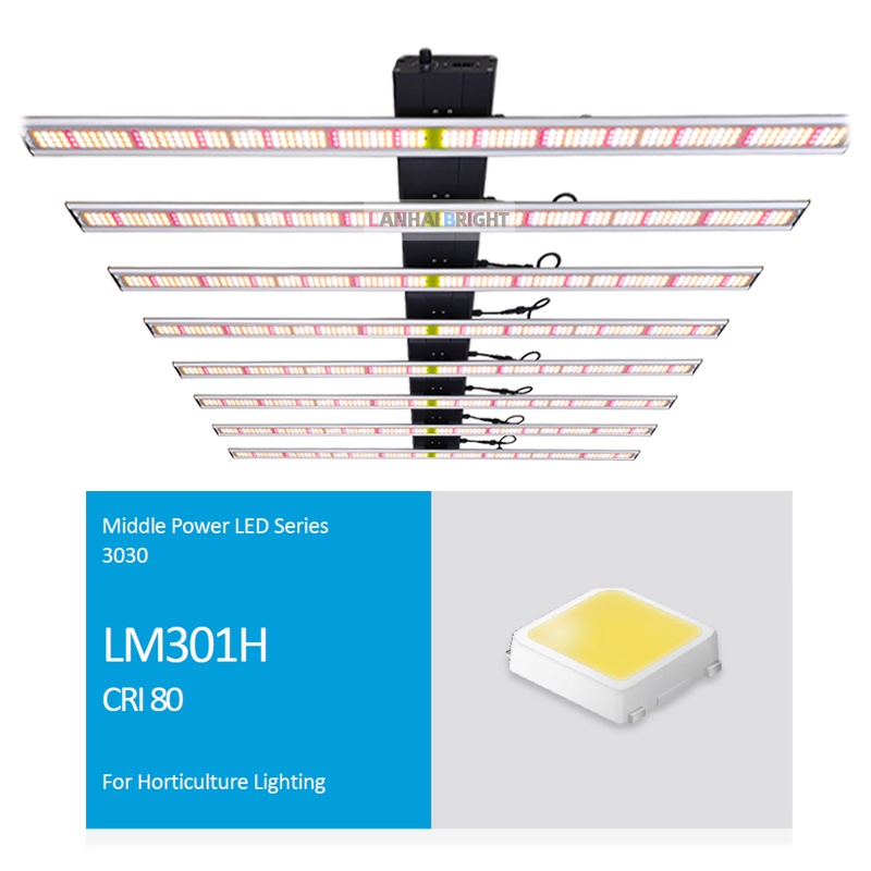 Led Grow Light 8 Bar 2835/LM301B/301H 640W Full Spectrum Dimming For Indoor Garden Phytolamp Plants Greenhouse Tent