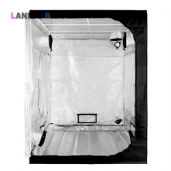 150x150 5x5ft Mushroom Grow Room 59*59*79inch Durable Strong Metal Frame Hydrophobic Tent Single Double Door 600d Mylar Grow Tent Tienda
